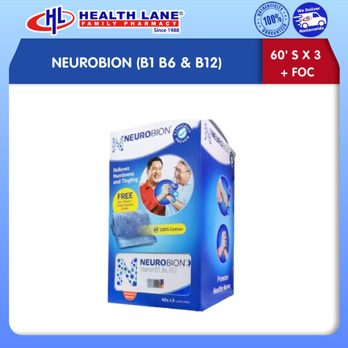 NEUROBION (B1 B6 & B12) (60' S X 3 + FOC)